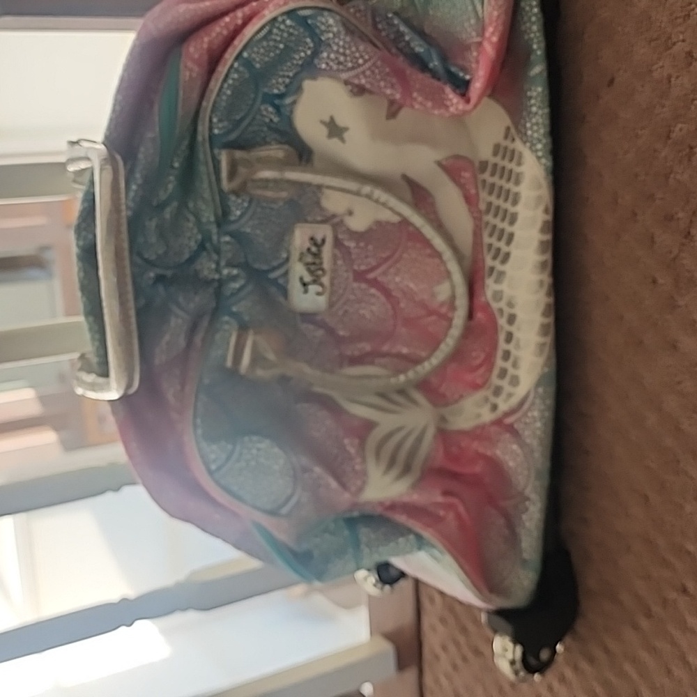 Justice girls rolling bag